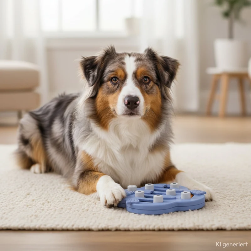 Nina Ottosson Dog Hide N' Slide – Interaktives Intelligenzspielzeug gegen Langeweile, Stress & Schlingfuttern | Level 2 Denkspiel für mentale Auslastung