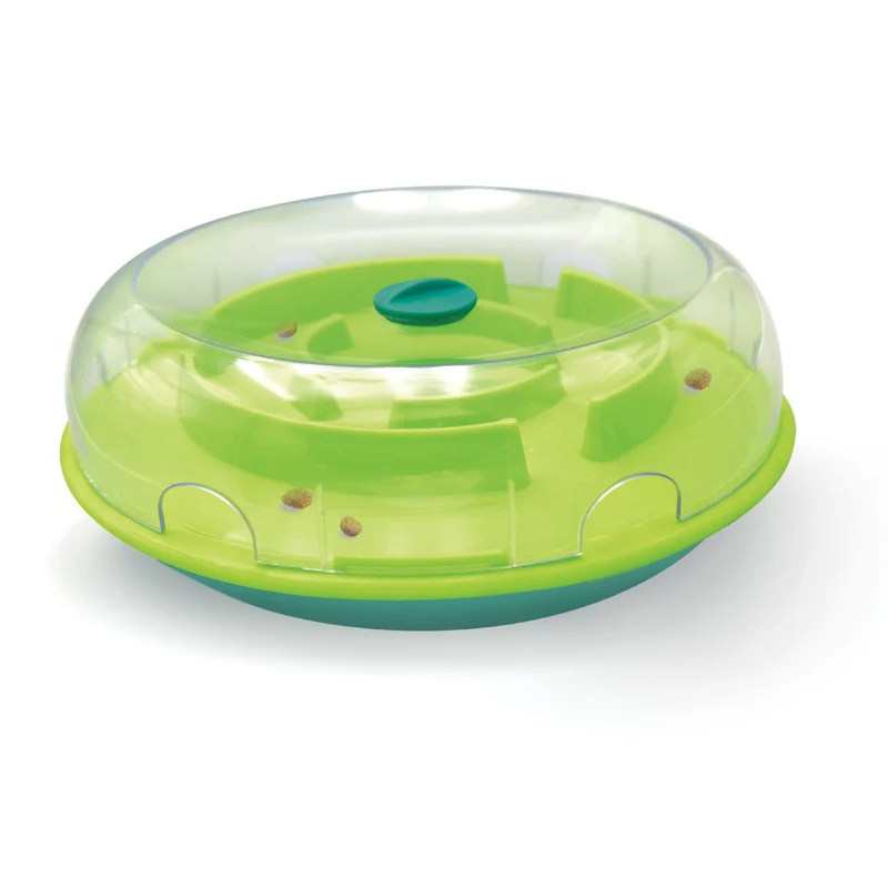Nina Ottosson Wobble Bowl – Anti-Schling-Napf & Intelligenzspielzeug für Hunde – Fördert langsames Fressen & mentale Auslastung – Level 1