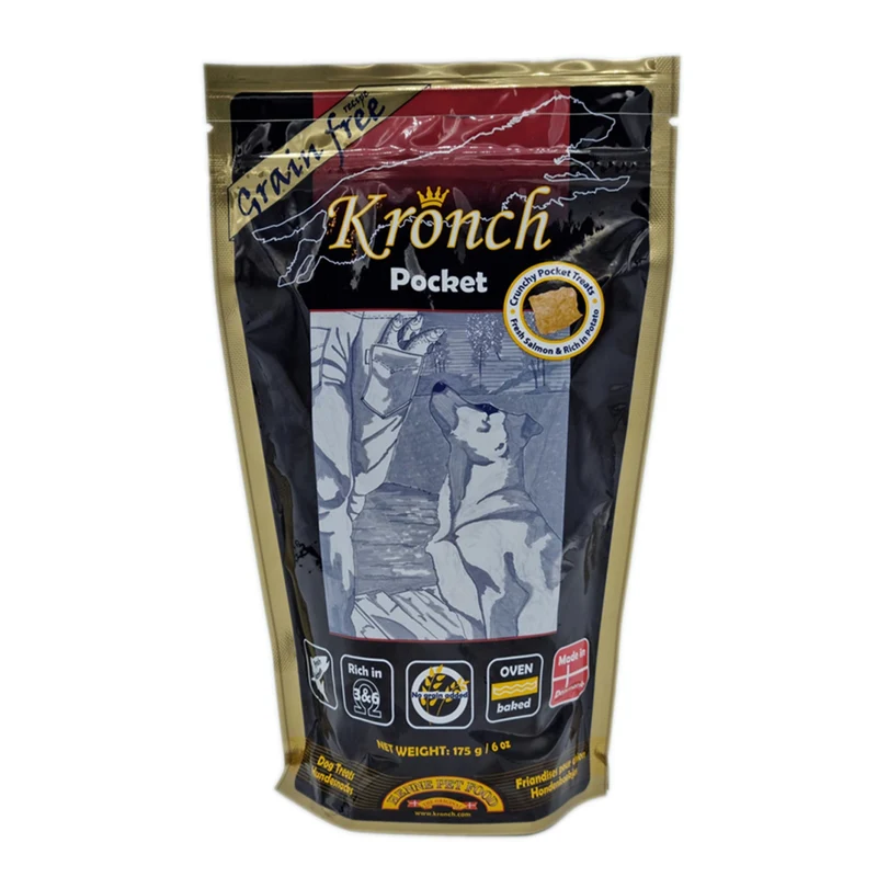 Henne Pet Food Lakse Kronch Pocket – Getreidefreie Lachsleckerlis für Training & Belohnung