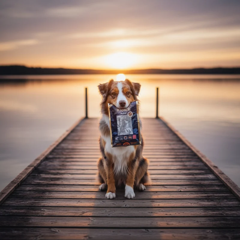 Henne Pet Food Lakse Kronch Pocket – Getreidefreie Lachsleckerlis für Training & Belohnung