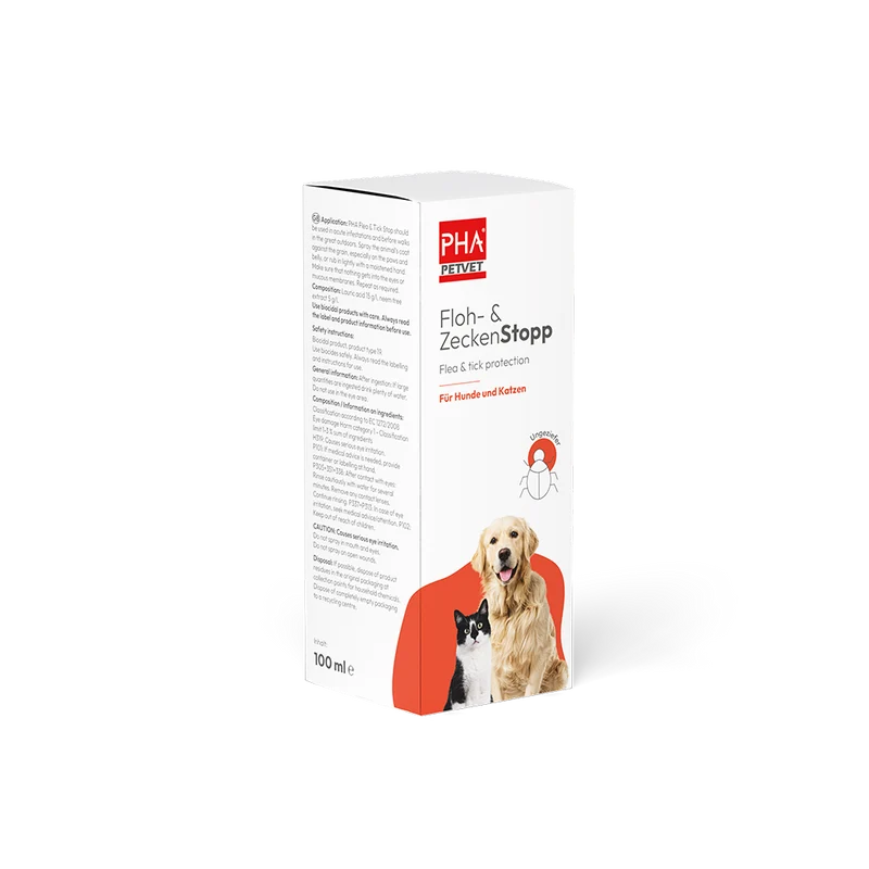 PHA Floh & ZeckenStopp für Hunde u. Katzen 100 ml