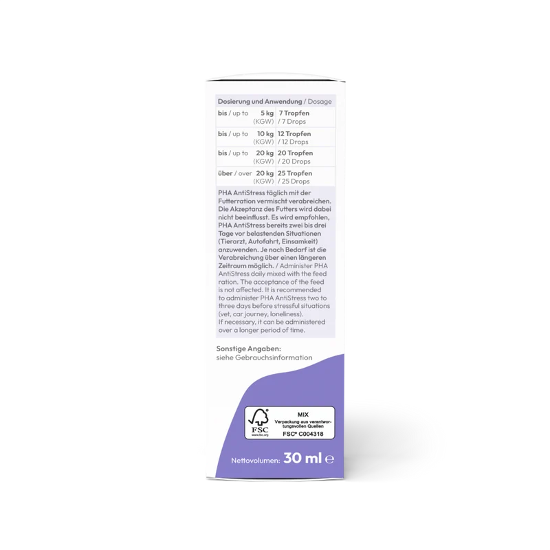 PHA AntiStress für Hunde u. Katzen 30 ml