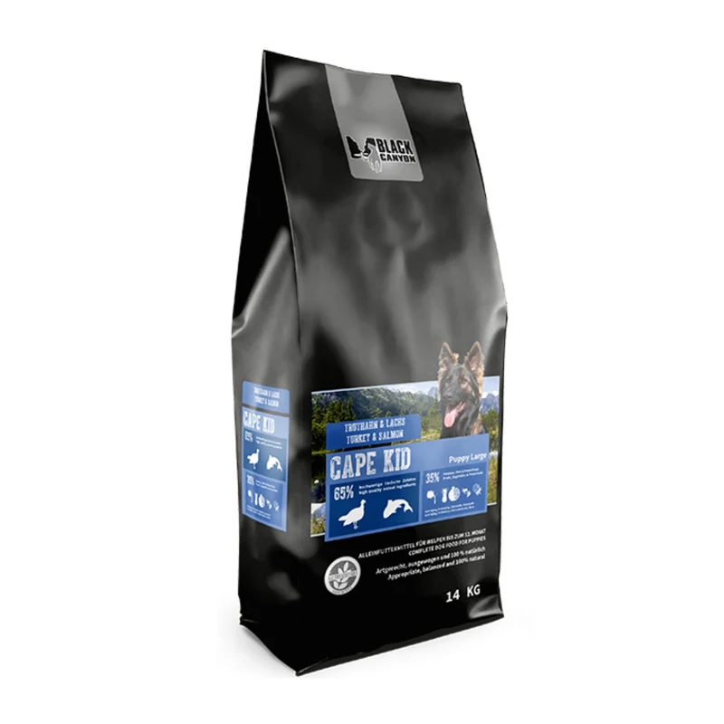 Black Canyon Cape Kid Puppy Large - Premium Welpenfutter für große Rassen mit Truthahn & Lachs - Getreidefrei für gesundes Wachstum, starke Knochen & glänzendes Fell