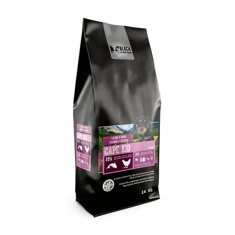 Black Canyon Cape Kid Puppy Small/Medium Lachs & Huhn – Getreidefreies Premium-Welpenfutter für gesundes Wachstum bei kleinen & mittelgroßen Hunderassen