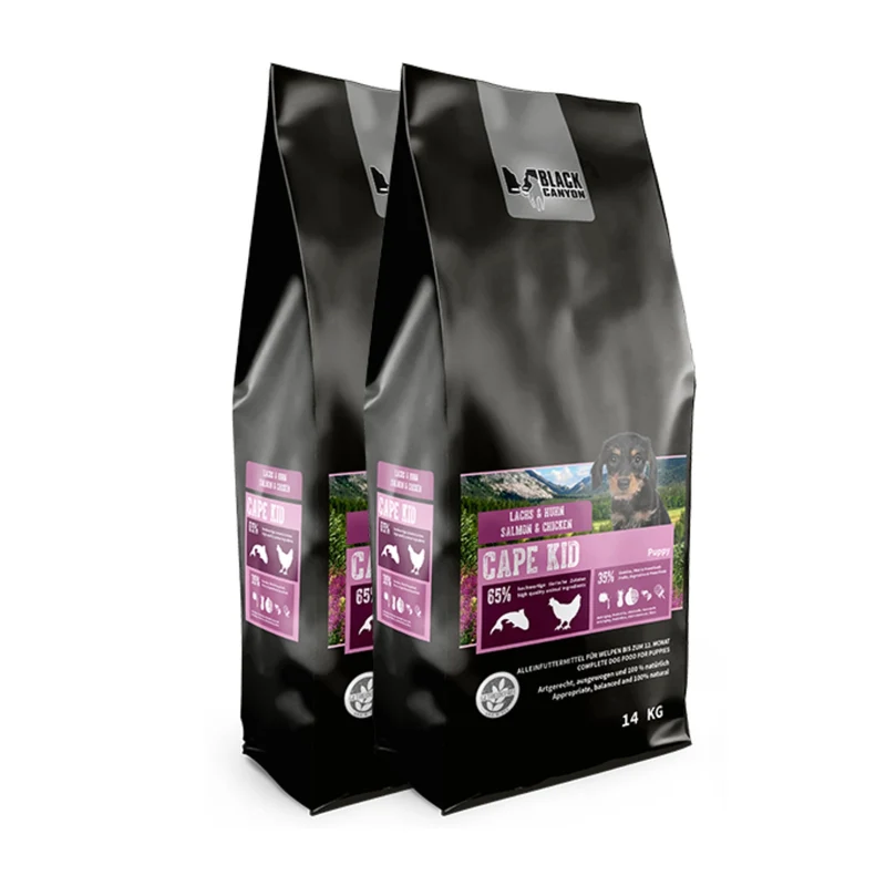 Black Canyon Cape Kid Puppy Small/Medium Lachs & Huhn – Getreidefreies Premium-Welpenfutter für gesundes Wachstum bei kleinen & mittelgroßen Hunderassen