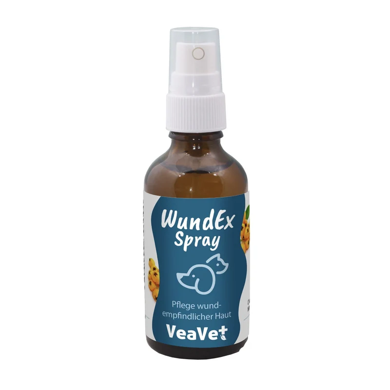 cdVet VeaVet WundEx Spray – Natürliche Wundpflege für Hunde & Katzen bei empfindlicher, gereizter Haut