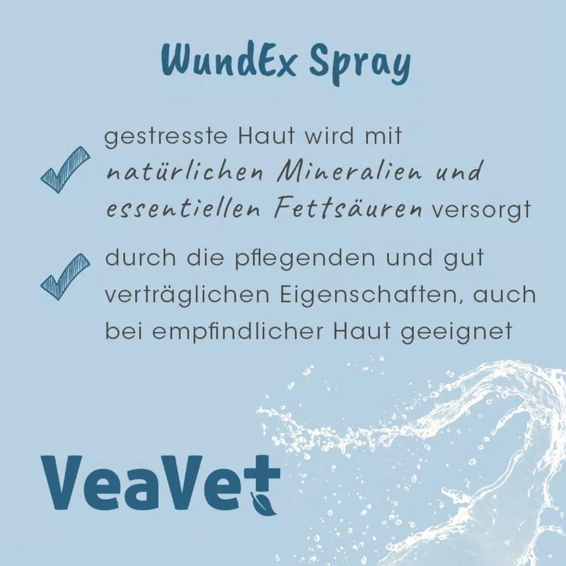 cdVet VeaVet WundEx Spray – Natürliche Wundpflege für Hunde & Katzen bei empfindlicher, gereizter Haut