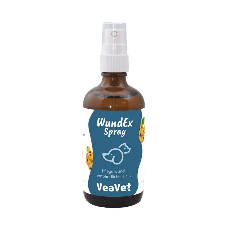 cdVet VeaVet WundEx Spray – Natürliche Wundpflege für Hunde & Katzen bei empfindlicher, gereizter Haut