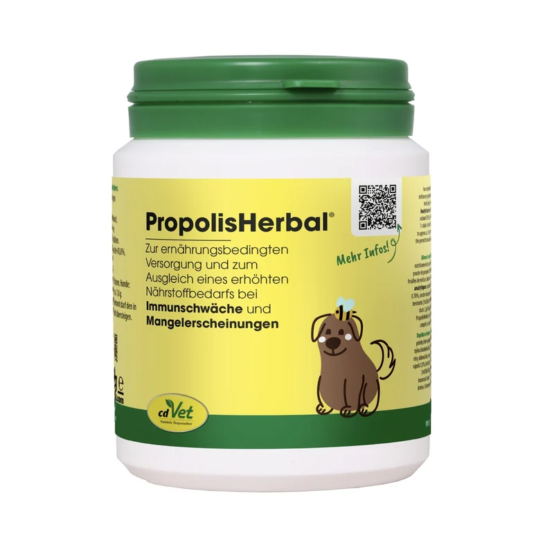 cdVet PropolisHerbal - Natürliche Immunstärkung für Hunde mit Propolis & Kräuterextrakten bei Infektionen & Mangelernährung