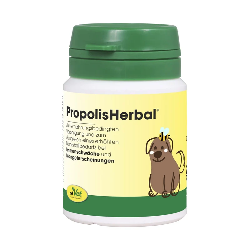 cdVet PropolisHerbal - Natürliche Immunstärkung für Hunde mit Propolis & Kräuterextrakten bei Infektionen & Mangelernährung