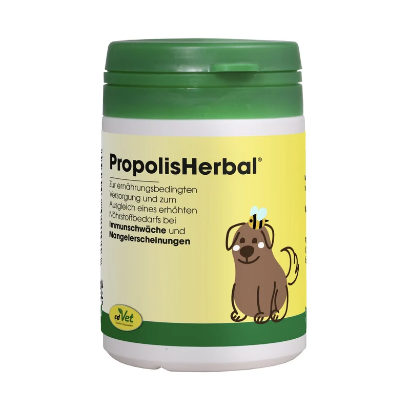 cdVet PropolisHerbal - Natürliche Immunstärkung für Hunde mit Propolis & Kräuterextrakten bei Infektionen & Mangelernährung