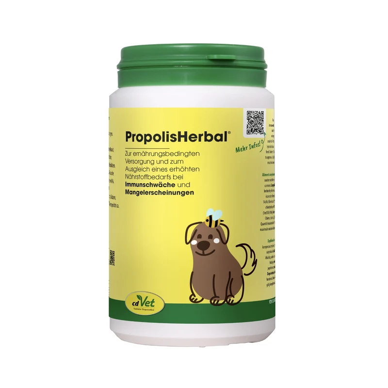 cdVet PropolisHerbal - Natürliche Immunstärkung für Hunde mit Propolis & Kräuterextrakten bei Infektionen & Mangelernährung