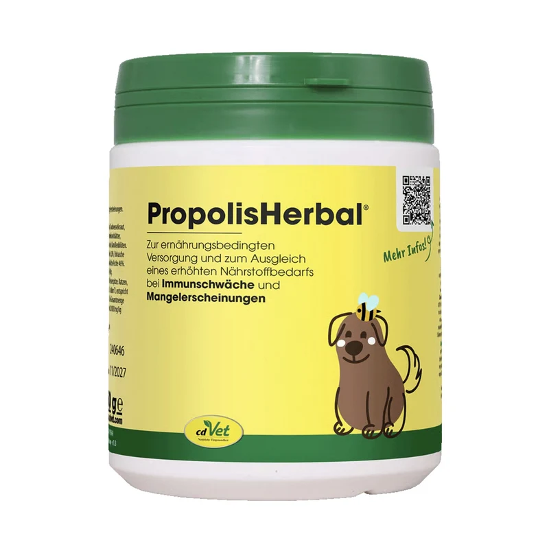 cdVet PropolisHerbal - Natürliche Immunstärkung für Hunde mit Propolis & Kräuterextrakten bei Infektionen & Mangelernährung