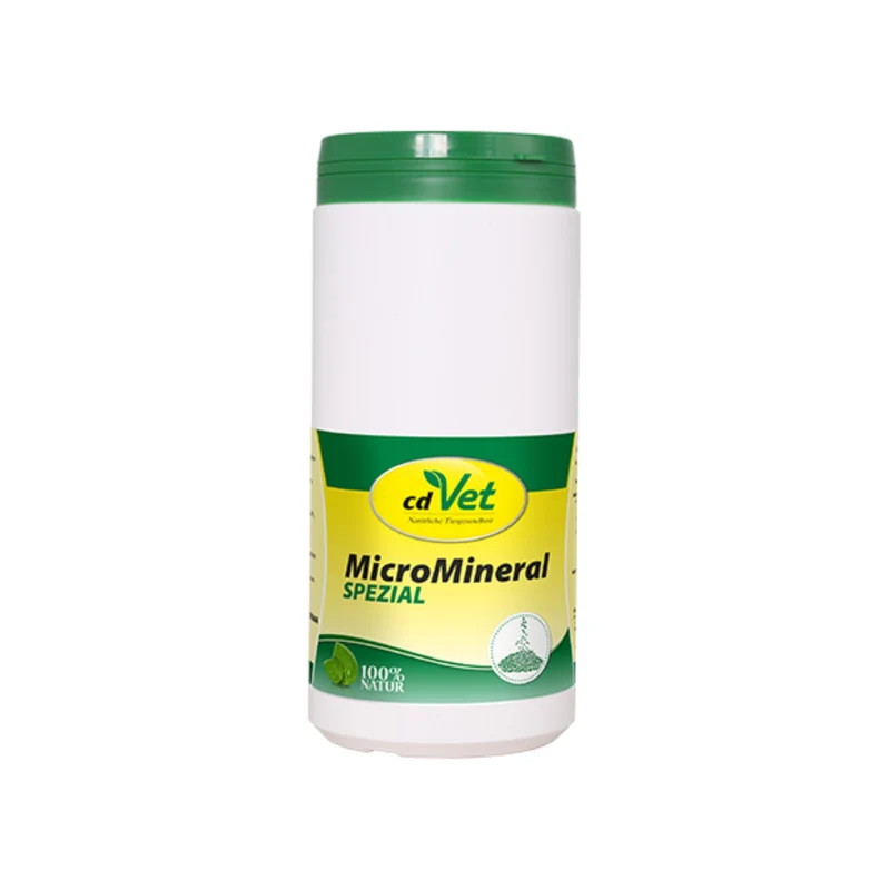 cdVet MicroMineral Spezial – Natürliche Vitalstoffversorgung mit Bio-Moringa & Torf für Hunde und Katzen