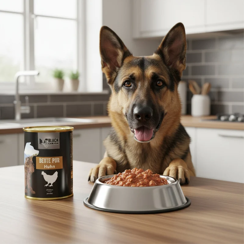 Black Canyon Beute Pur Huhn – Premium Monoprotein Nassfutter für sensible Hunde | 98% Fleischanteil, getreidefrei & ohne künstliche Zusätze