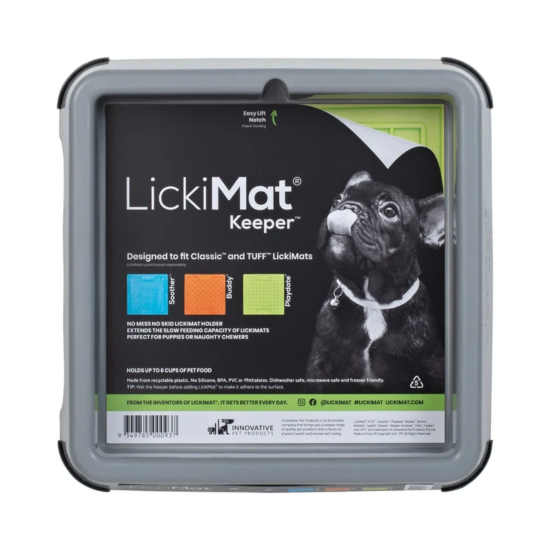 LickiMat Indoor Keeper – Rutschfester Halter für Schleckmatten | Sicherer Halt auf glatten Böden