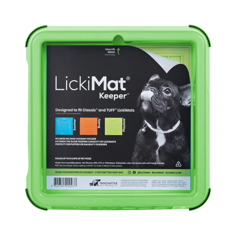 LickiMat Indoor Keeper – Rutschfester Halter für Schleckmatten | Sicherer Halt auf glatten Böden