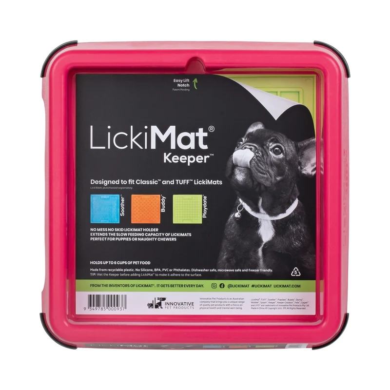 LickiMat Indoor Keeper – Rutschfester Halter für Schleckmatten | Sicherer Halt auf glatten Böden