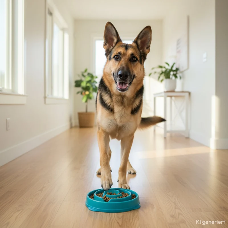 Outward Hound Fun Feeder Slo Bowl – Anti-Schling Napf für gesundes, langsames Fressen & bessere Verdauung