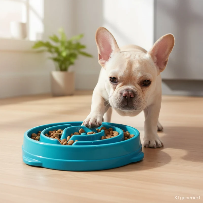 Outward Hound Fun Feeder Slo Bowl – Anti-Schling Napf für gesundes, langsames Fressen & bessere Verdauung