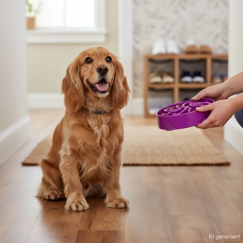 Outward Hound Fun Feeder Slo Bowl – Anti-Schling Napf für gesundes, langsames Fressen & bessere Verdauung