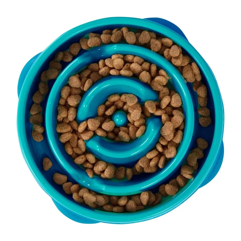 Outward Hound Fun Feeder Slo Bowl – Anti-Schling Napf für gesundes, langsames Fressen & bessere Verdauung