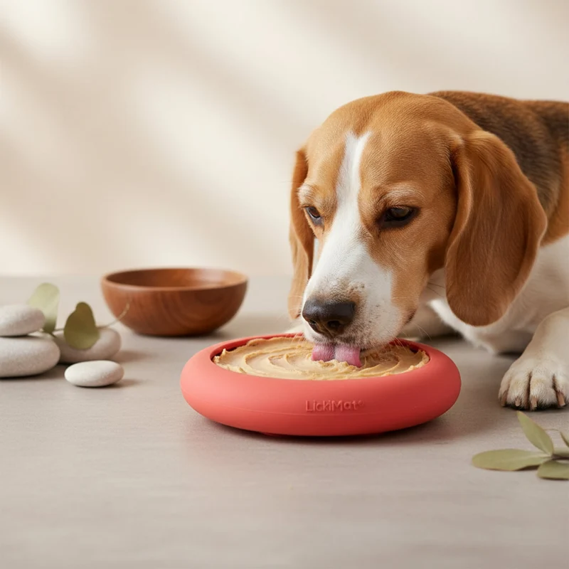 LickiMat Ufo Schleckschale – Premium Anti-Stress Beschäftigung & Beruhigung für ängstliche Hunde