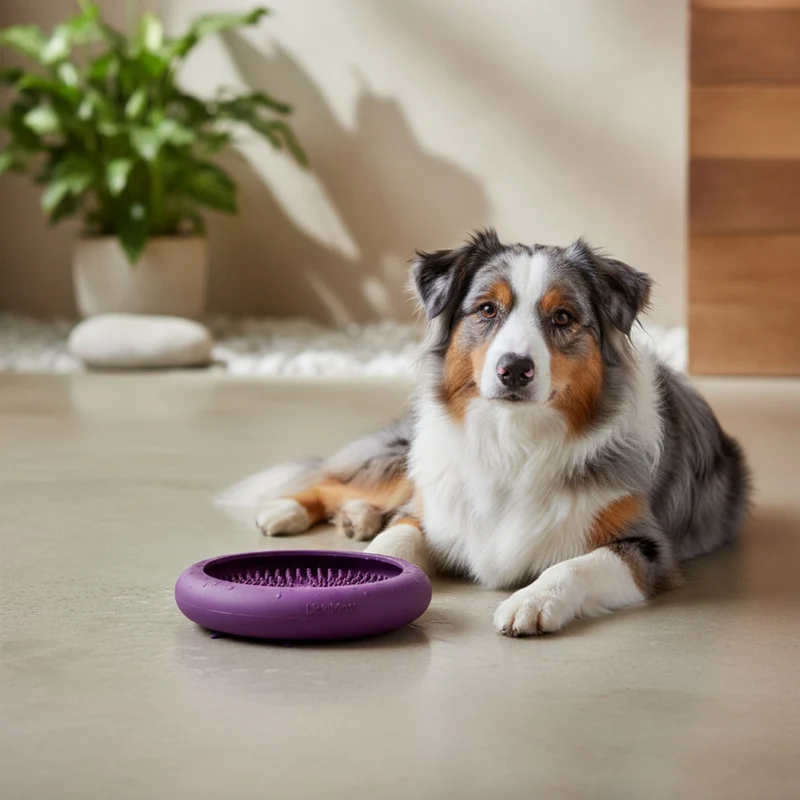 LickiMat Ufo Schleckschale – Premium Anti-Stress Beschäftigung & Beruhigung für ängstliche Hunde