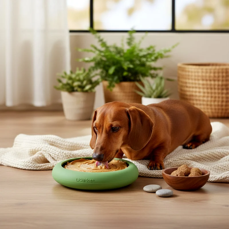 LickiMat Ufo Schleckschale – Premium Anti-Stress Beschäftigung & Beruhigung für ängstliche Hunde