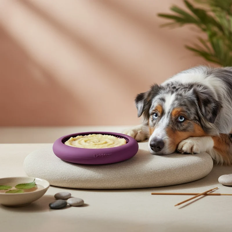 LickiMat Ufo Schleckschale – Premium Anti-Stress Beschäftigung & Beruhigung für ängstliche Hunde