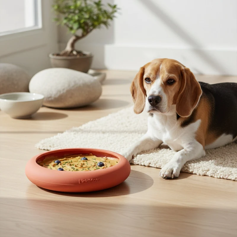 LickiMat Ufo Schleckschale – Premium Anti-Stress Beschäftigung & Beruhigung für ängstliche Hunde