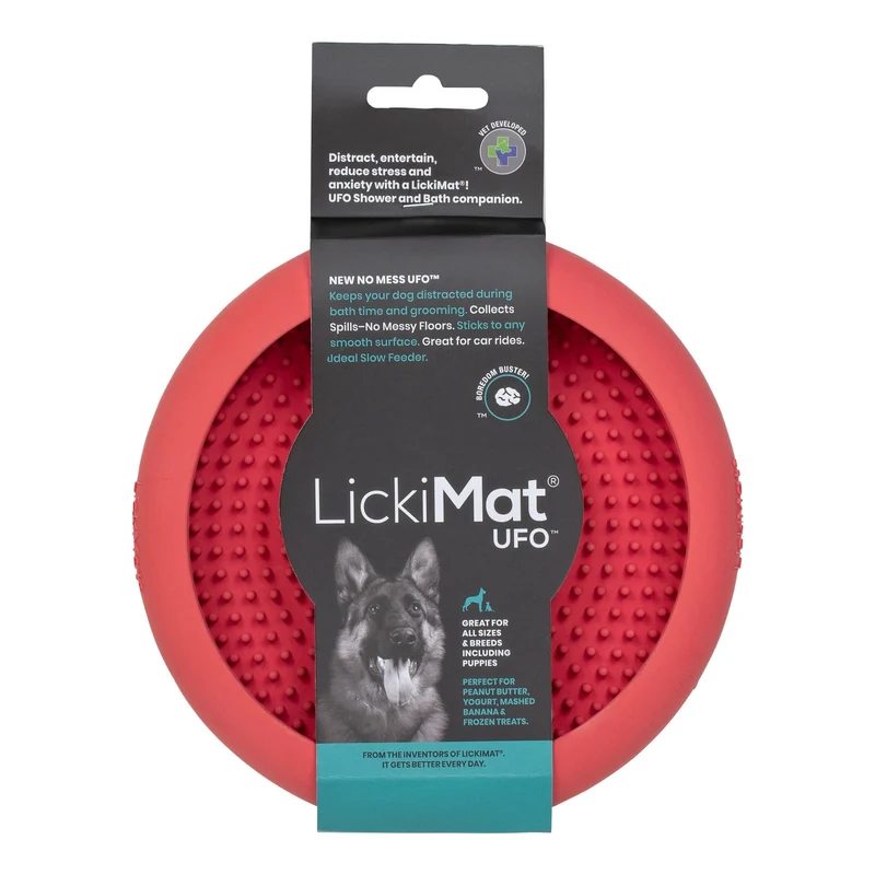 LickiMat Ufo Schleckschale – Premium Anti-Stress Beschäftigung & Beruhigung für ängstliche Hunde