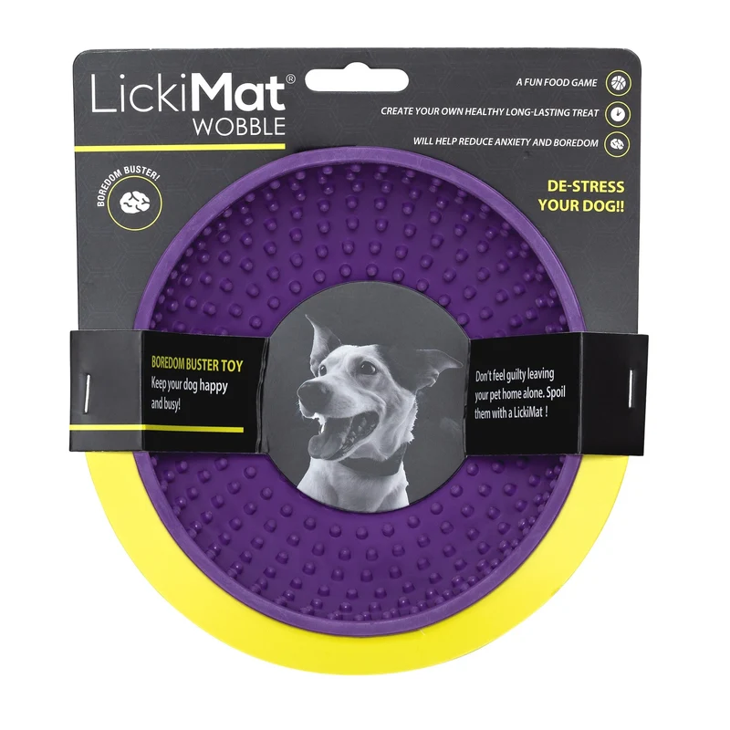 LickiMat Wobble Anti-Schling Schlecknapf – Langsame Fütterung & Stressabbau für Hunde