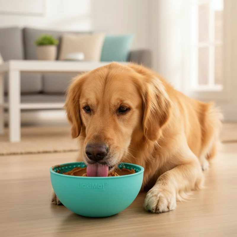 LickiMat Wobble Anti-Schling Schlecknapf – Langsame Fütterung & Stressabbau für Hunde