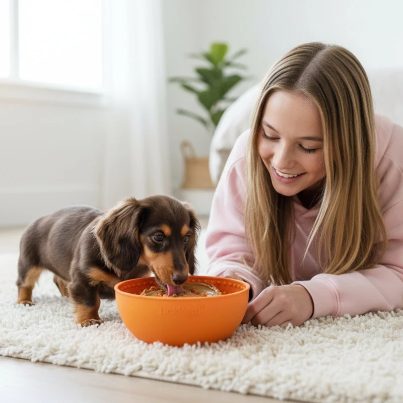 LickiMat Wobble Anti-Schling Schlecknapf – Langsame Fütterung & Stressabbau für Hunde