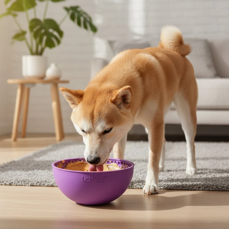 LickiMat Wobble Anti-Schling Schlecknapf – Langsame Fütterung & Stressabbau für Hunde