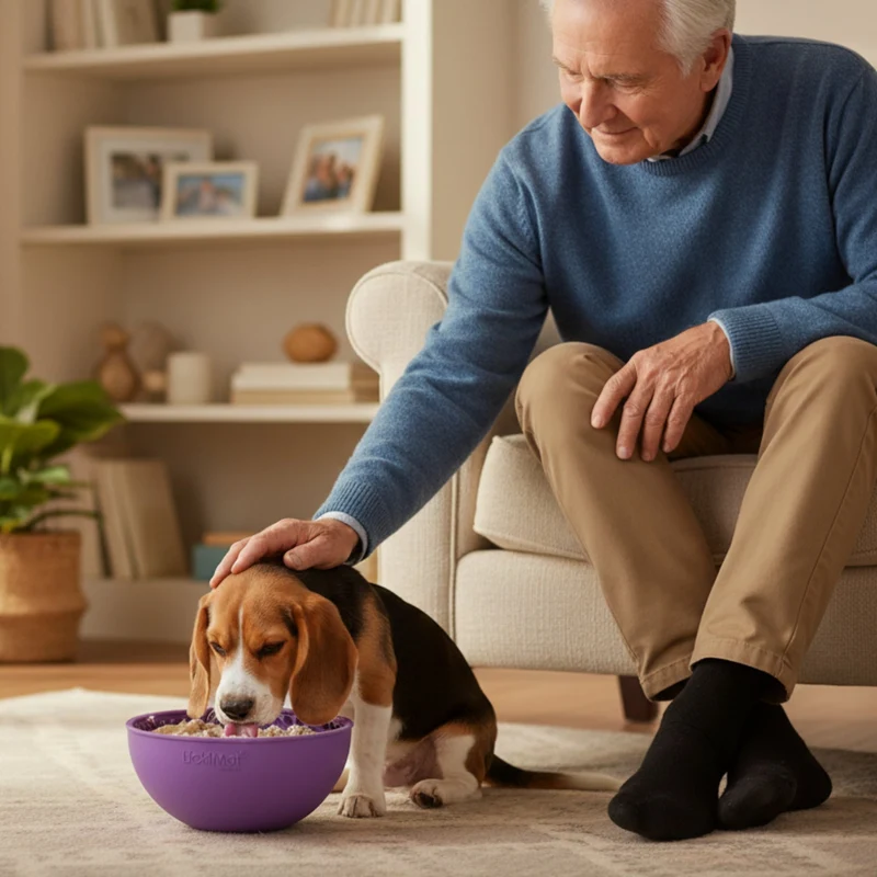LickiMat Wobble Anti-Schling Schlecknapf – Langsame Fütterung & Stressabbau für Hunde