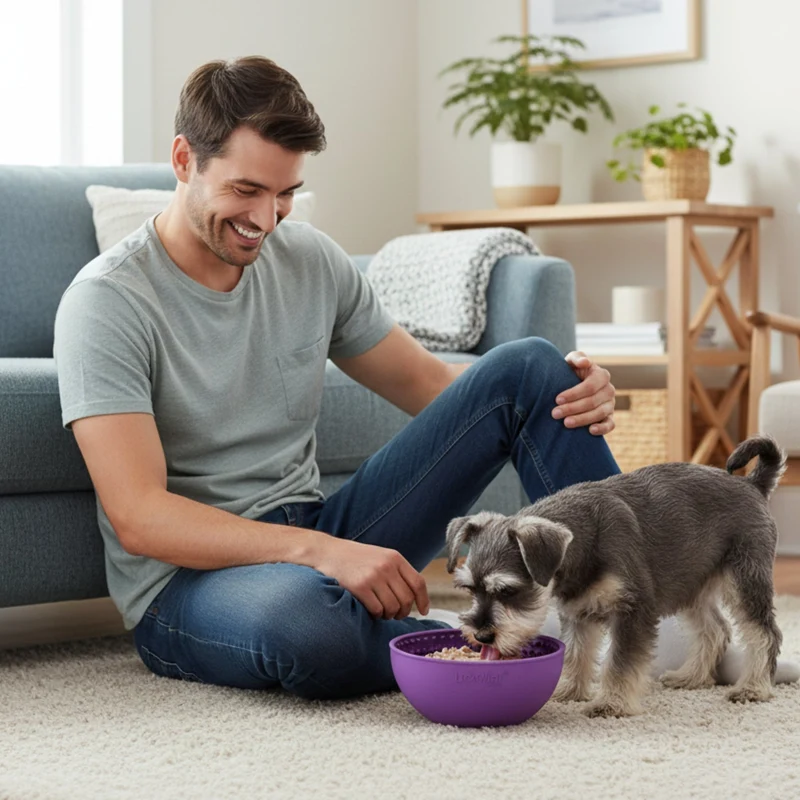 LickiMat Wobble Anti-Schling Schlecknapf – Langsame Fütterung & Stressabbau für Hunde