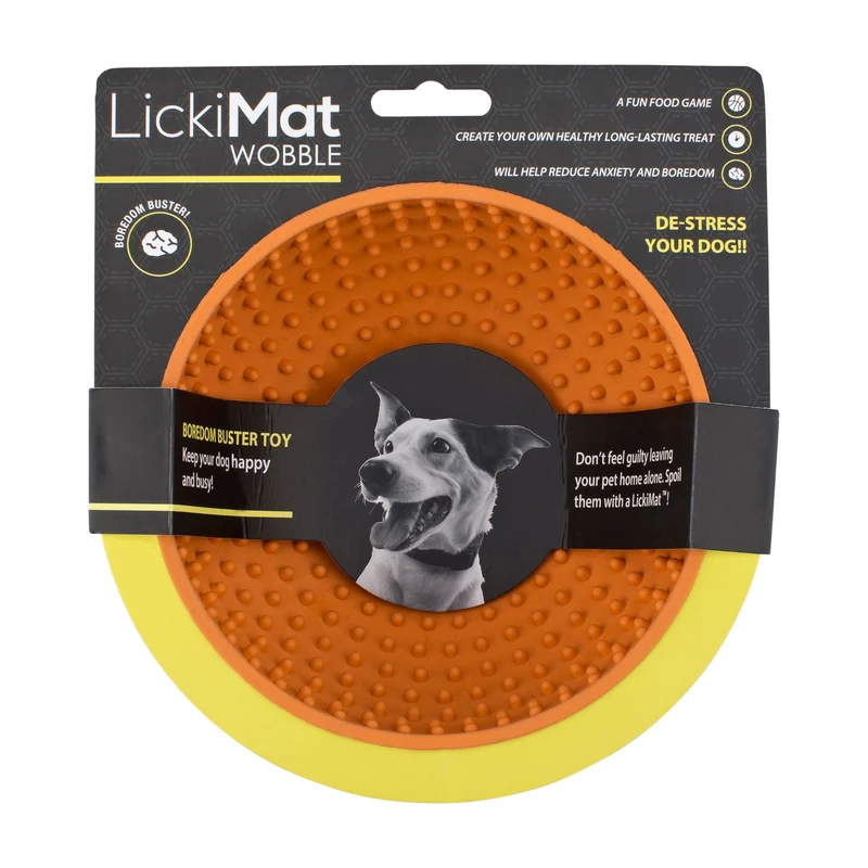 LickiMat Wobble Anti-Schling Schlecknapf – Langsame Fütterung & Stressabbau für Hunde