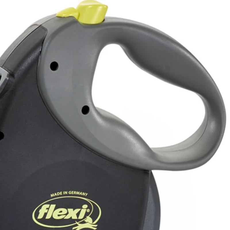 Flexi Giant Gurtleine – Premium Rollleine für große Hunde mit 8 Meter Bewegungsfreiheit und komfortablem Griff