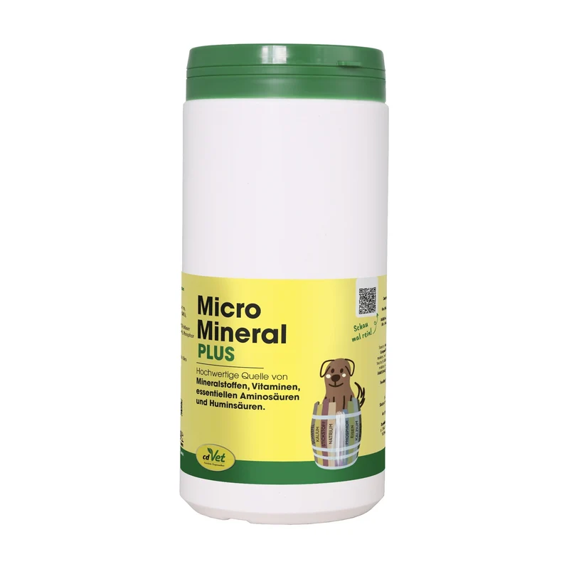 cdVet MicroMineral plus – Premium Mineralstoff-Komplex mit Bio-Moringa für Hunde & Katzen – Unterstützt Vitalität, Muskelaufbau & Zellschutz