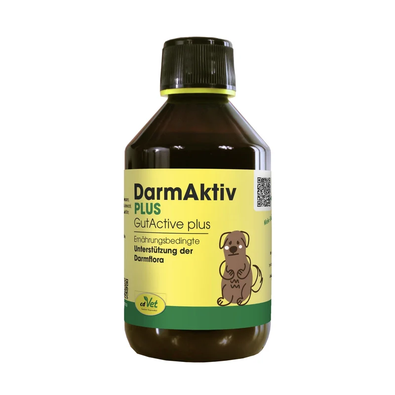 cdVet DarmAktiv plus – Natürliche Darmunterstützung für Hunde mit Kräutern & Kieselgur für gesunde Verdauung und Vitalität