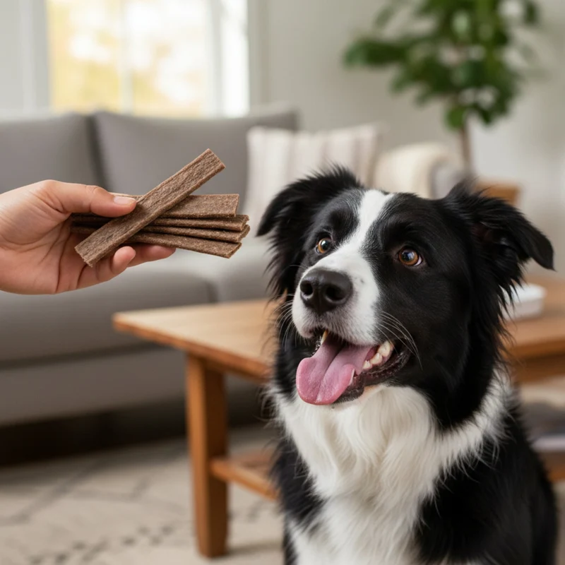 The Goodstuff Goodies Rinder-Streifen – Premium Hundesnack aus luftgetrocknetem Rindfleisch, getreidefrei & schonend über Buchenholz geräuchert für gesunde Belohnung