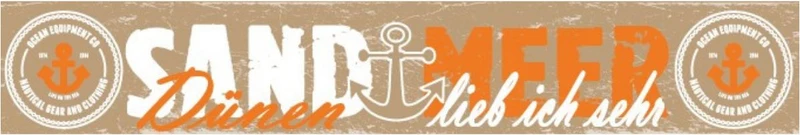 SALTYDOG® | Halsband SAND & MEER | CAMEL - ORANGE