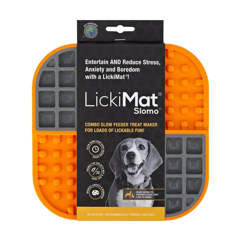 LickiMat Slomo Schleckmatte - Anti-Stress & Beschäftigung für Hunde