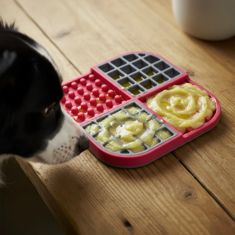 LickiMat Slomo Schleckmatte - Anti-Stress & Beschäftigung für Hunde
