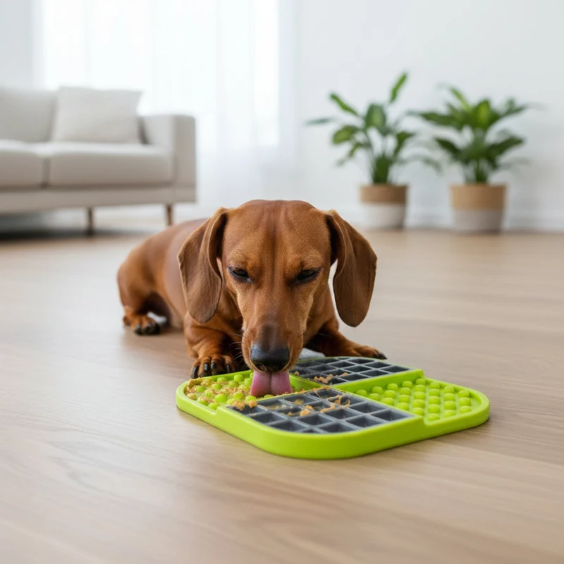 LickiMat Slomo Schleckmatte - Anti-Stress & Beschäftigung für Hunde