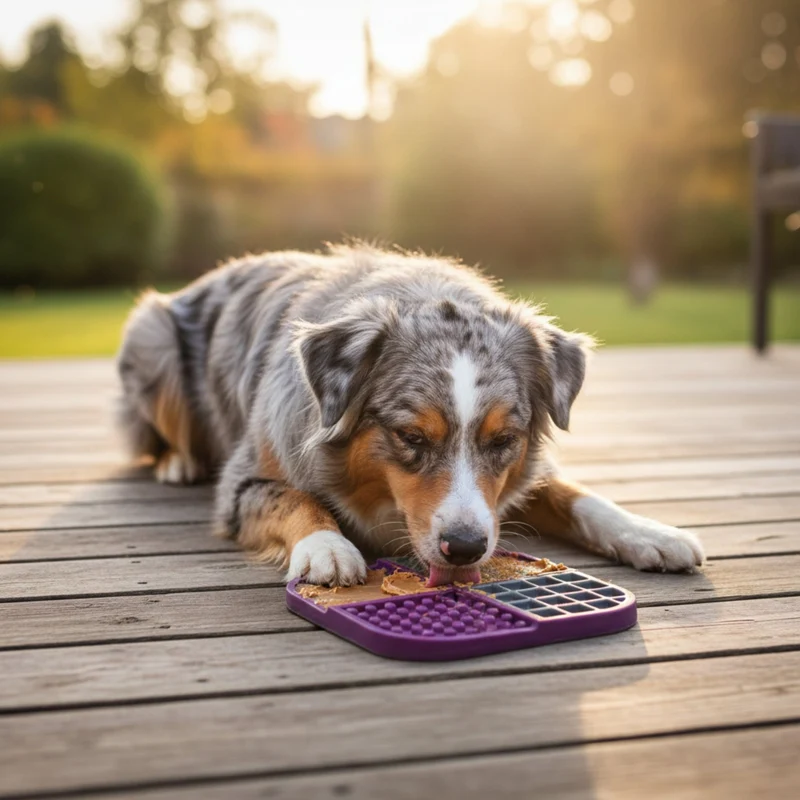 LickiMat Slomo Schleckmatte - Anti-Stress & Beschäftigung für Hunde