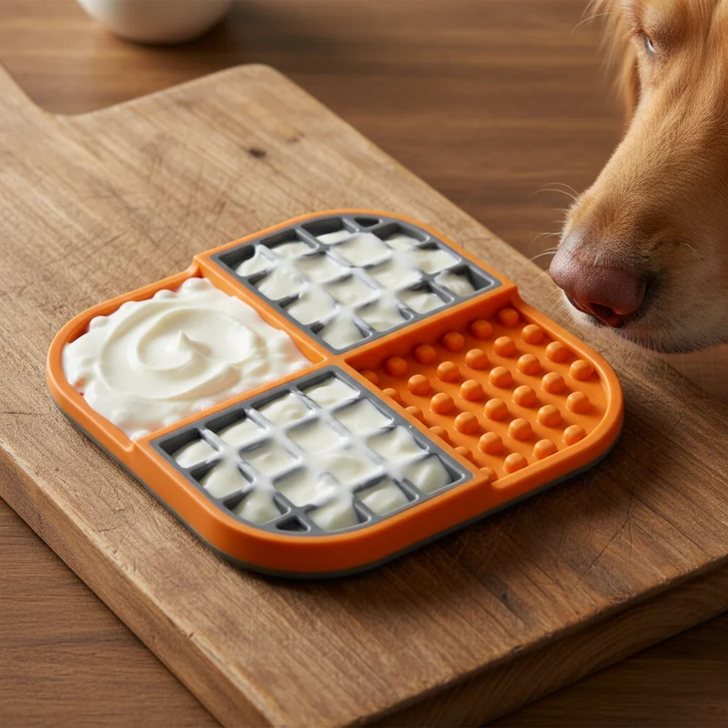 LickiMat Slomo Schleckmatte - Anti-Stress & Beschäftigung für Hunde