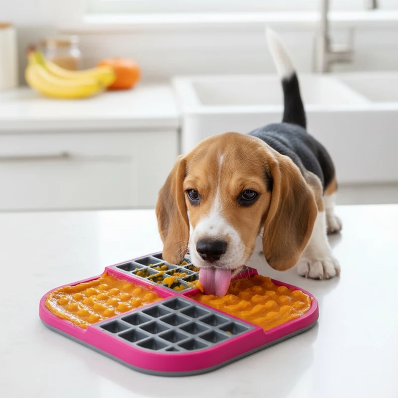LickiMat Slomo Schleckmatte - Anti-Stress & Beschäftigung für Hunde